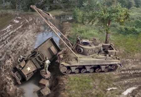 Italeri 1/35 M32B1 Armored Recovery Vehicle