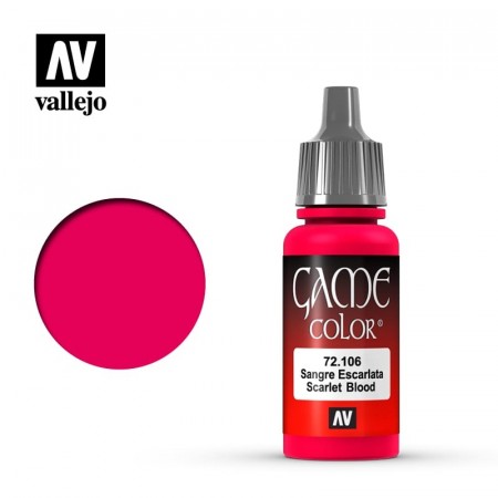 Vallejo Game Color Scarlet Blood 17ml (72.106)