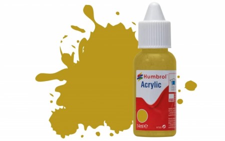 Humbrol Akryl No 83 Ochre - Matt 14ml Dropper Bottle
