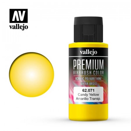 Vallejo Premium Color Candy Yellow 60ml (62.071)