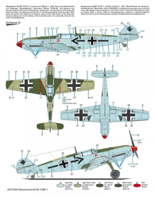 Special Hobby 1/72 Messerschmitt Bf 109E-1 Lightly-Armed Emil
