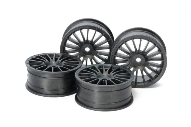 54738 Tamiya 24mm Medium-Narrow 18-Spoke Wheels (4stk.)