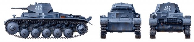 Tamiya 1/35 German Panzerkampfwagen II Aust.A/B/C French Campaign