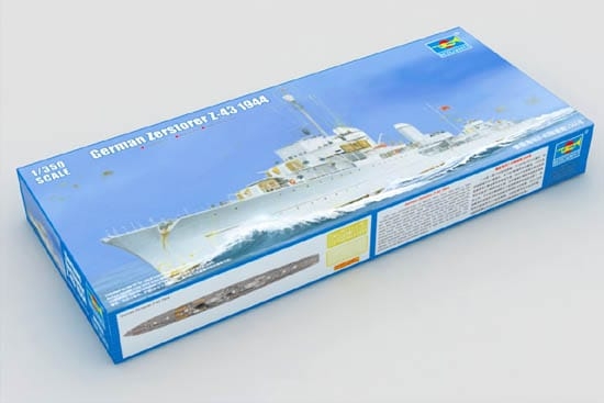 Trumpeter 1/350 German Destroyer Zerstorer Z-43 1944