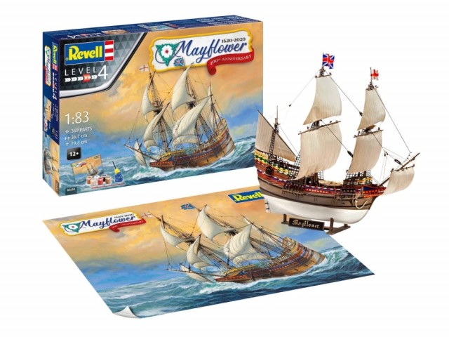 Revell Gavesett 1/83 Mayflower 400th Anniversary
