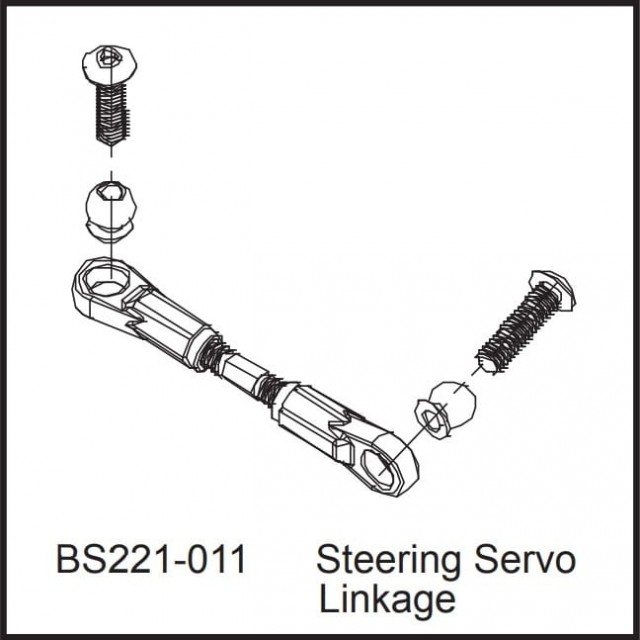 221-011 BSD Steering Servo Linkage