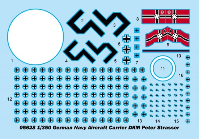 Trumpeter 1/350 German Navy Aircraft Carrier DKM Peter Strasser