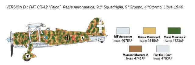 Italeri 1/72 Fiat CR.42 Falco - Battle of Britain 80th Anniversary