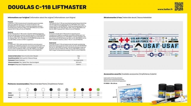 Heller 1/72 Douglas C-118 Liftmaster