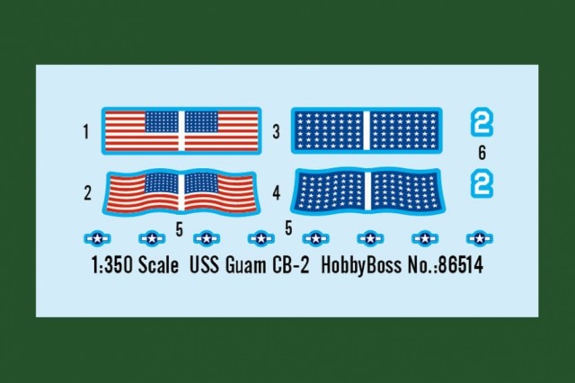 HobbyBoss 1/350 USS Guam CB-2