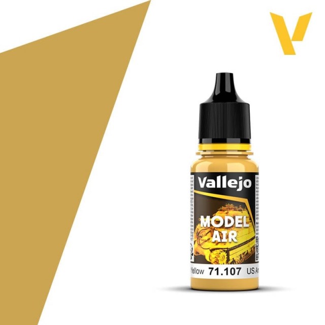 Vallejo Model Air US Interior Yellow 17ml (71.107)