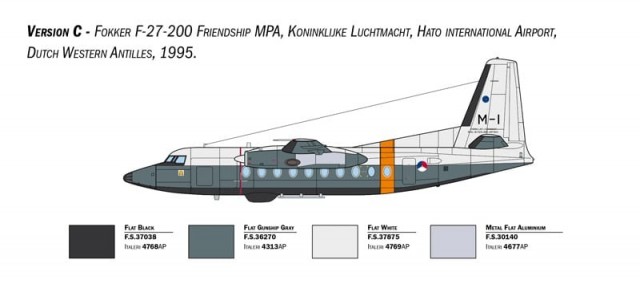 Italeri 1/72 Fokker F-27 Maritime Patrol
