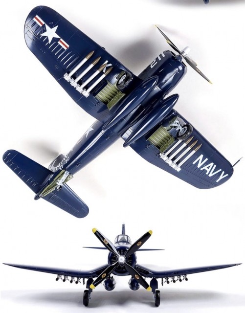 Academy 1/48 USN F4U-4 Battle of Jangjin Reservoir