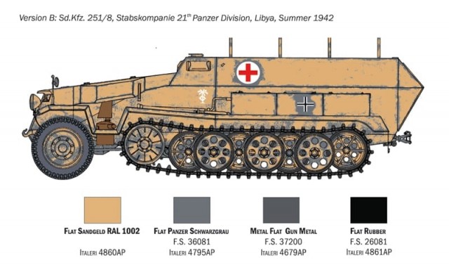 Italeri 1/72 sd. Kfz. 251/8 Ambulance
