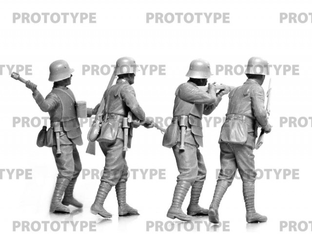 ICM 1/35 WWI German Infantry in armor