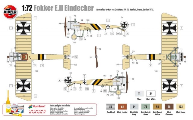 Airfix 1/72 Fokker E.II Eindecker