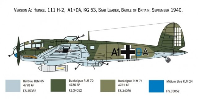 Italeri 1/72 Heinkel He111H - Battle of Britain 80th Anniversary