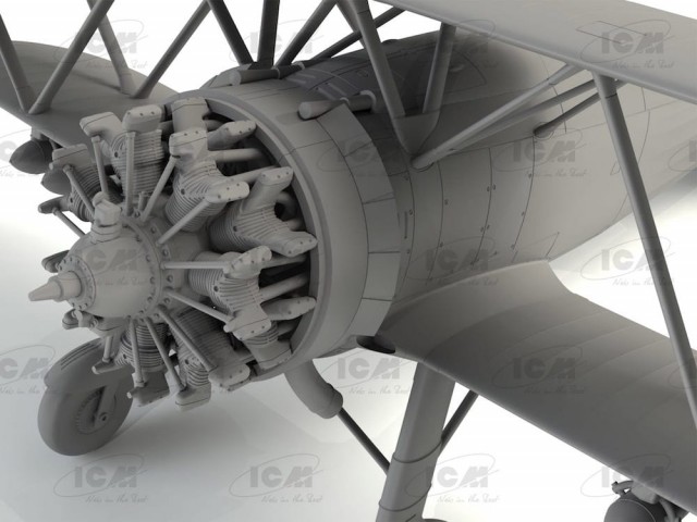 ICM 1/32 WWII Italian Fighter CR. 42 Falco