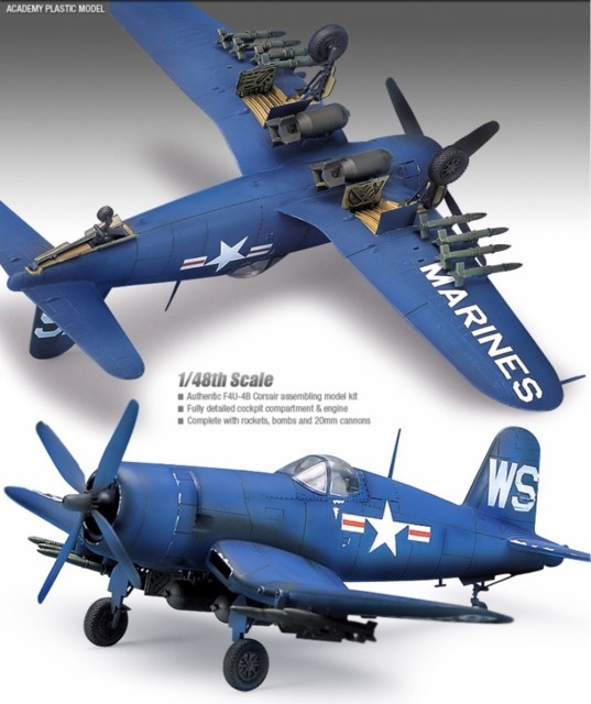 Academy 1/48 F4U-4B Corsair Korean War