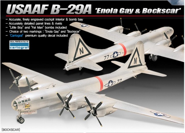 Academy 1/72 USAAF B-29A Enola Gay/Bockscar