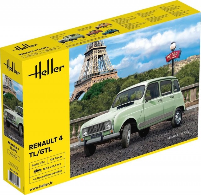 Heller 1/24 Renault 4 TL/GTL