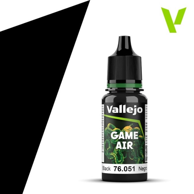 Vallejo Game Air Black 17ml (72.751)