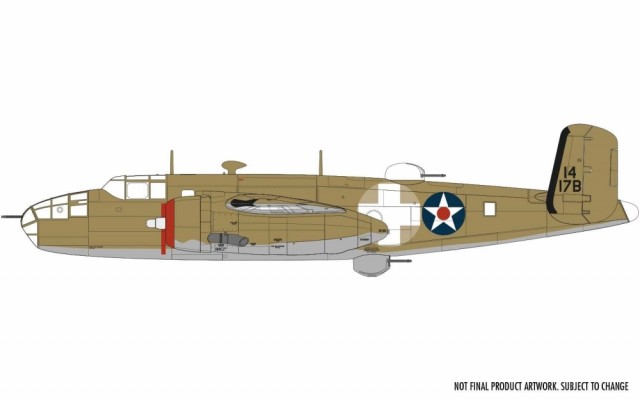 Airfix 1/72 North American B-25B Mitchell (Doolittle Raid)