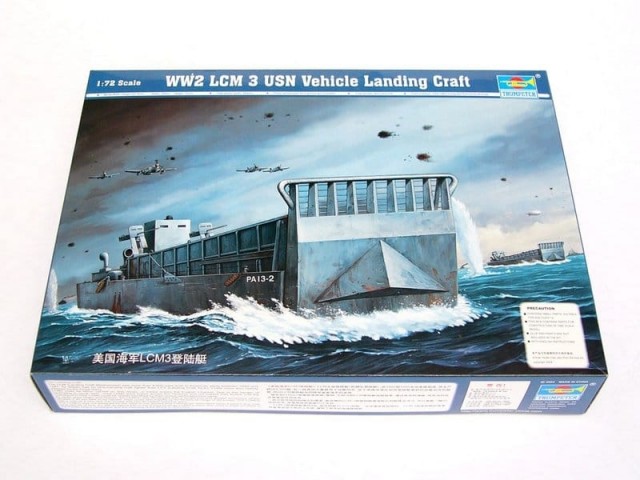 Trumpeter 1/72 WW2 LCM 3 USN Vehicle Landing Craft