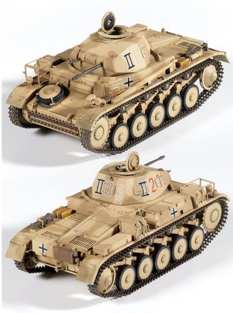 Academy 1/35 German Panzer II Ausf.F North Africa