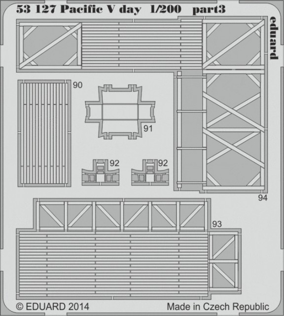 Eduard 1/200 Pacific V-Day figures S.A. (for Trumpeter kit)