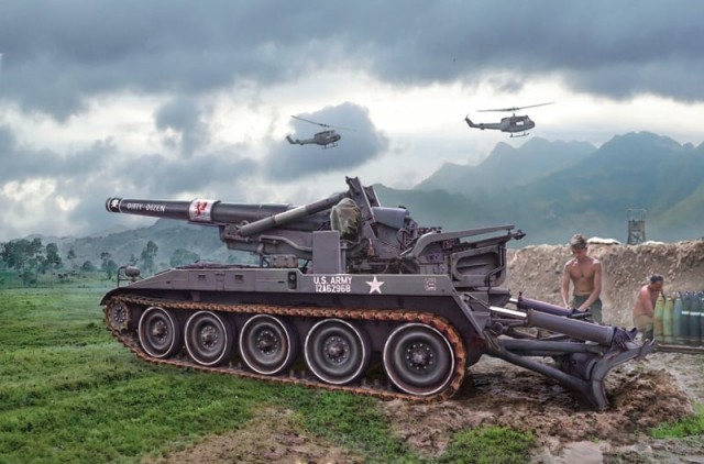 Italeri 1/35 M110 Self Propelled Howitzer
