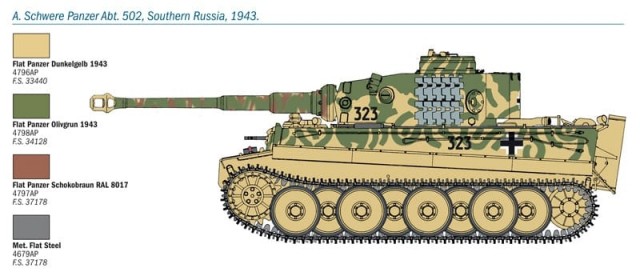 Italeri 1/35 Tiger VI Ausf. E Early Production