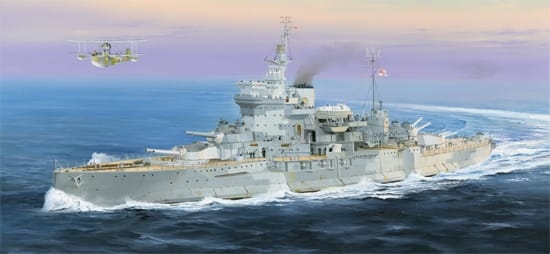 Trumpeter 1/350 Battleship HMS Warspite 1942