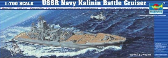 Trumpeter 1/700 USSR Navy Kalinin Battle Cruiser