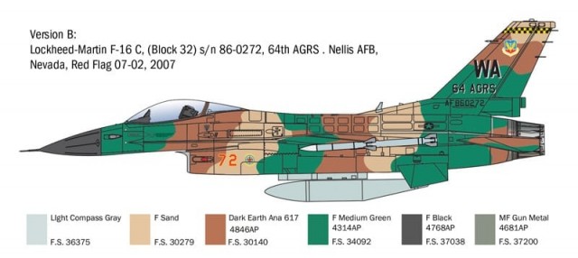 Italeri 1/48 F-16C Fighting Falcon