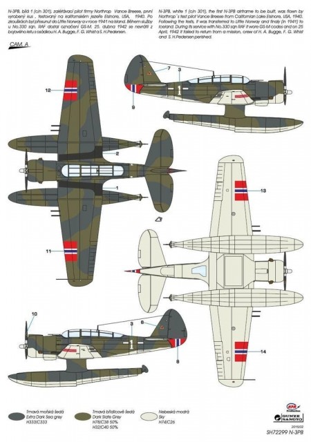 Special Hobby 1/72 Northrop N-3PB Little Norway Service (Norsk Utgave)