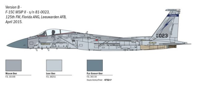 Italeri 1/72 F-15C Eagle