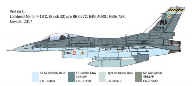 Italeri 1/48 F-16C Fighting Falcon