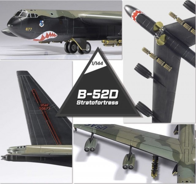 Academy 1/144 USAF B-52D Stratofortress