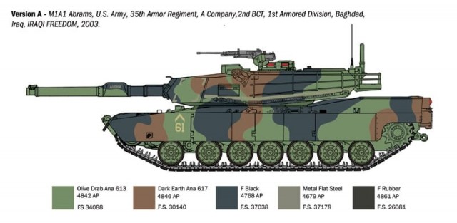 Italeri 1/35 M1A1 Abrams