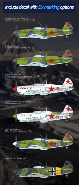 Academy 1/48 Yakolev Yak-1 "Battle of Stalingrad"