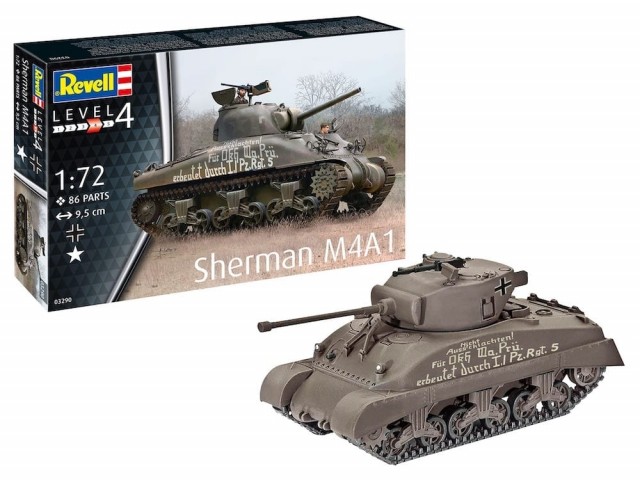 Revell 1/72 Sherman M4A1