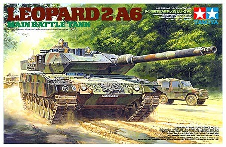 Tamiya 1/35 Leopard 2 A6 Main Battle Tank