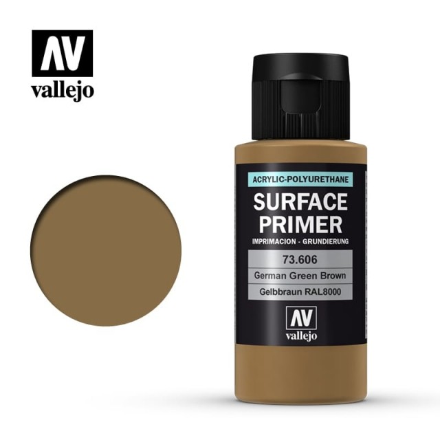 Vallejo Surface Primer German Green Brown 60ml