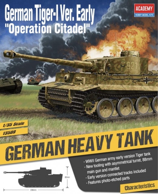 Academy 1/35 German Tiger-I Early Version "Operation Citadel"