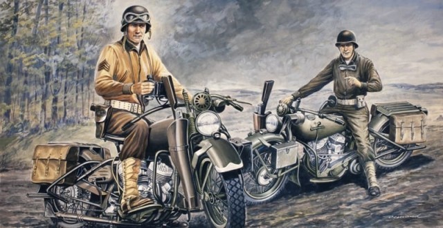 Italeri 1/35 U.S. Motorcycles - D-Day Normandy 1944