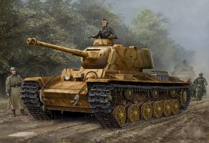 HobbyBoss 1/48 German Pz.Kpfw KV-1 756(r) Tank
