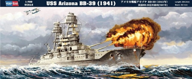HobbyBoss 1/700 USS Arizona BB-39 (1941)