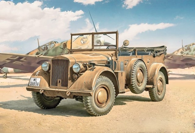 Italeri 1/35 Kfz. 12 Horch 901 Typ Frühen Ausf.