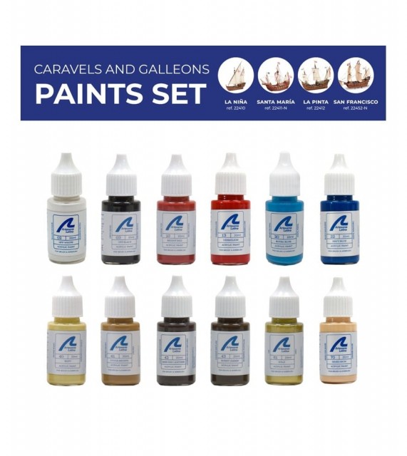 Artesania Paint Set Caravels and Galleons